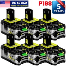 18V 8.0AH For Ryobi One Plus P108 18 Volt Lithium-ion High Capacity Battery Lots