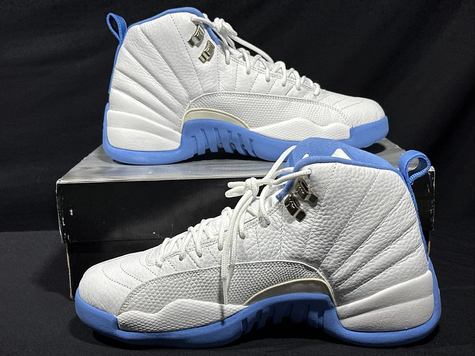 Air Jordan 12 Retro Azul Universitario Talla 9.5 136001 142 2004 Foto 4 de 4