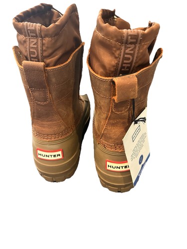 Hunter Insulated Waterproof Duck Boots Womens Size 6 Brown - Picture 3 of 4