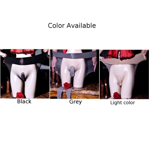 Strumpfhose Soft Stretch Pantyhose Herren Nahtlos Ultradünn Glänzend Pantyhose - Bild 4 von 25
