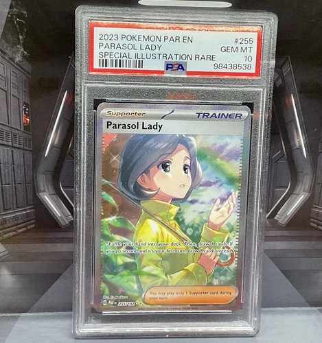 Psa 10 Parasol Lady 255/182 Special Illustration Rare Pokémon S&V:Paradox Rift