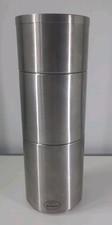 Ikea Designed By Mikael Warnhammar Stainless Steel Stackable Storage Canisters