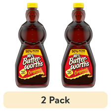  2 Pack Mrs. Butterworth's Original Thick  Rich Pancake Syrup, 36 fl Oz...