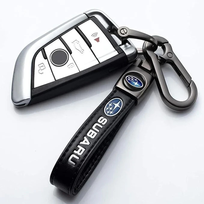Subaru Genuine Leather Keychain US Seller Free Shipping