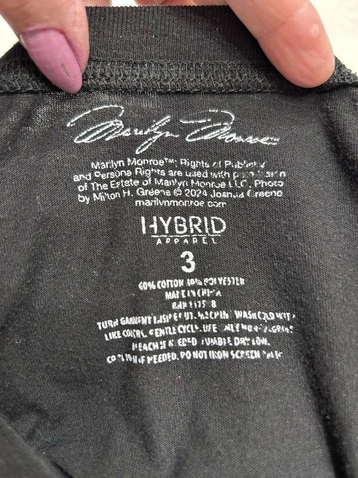 NUEVA Camiseta sin mangas Torrid 3 3X Colección Marilyn Monroe Negra Foto 4 de 4