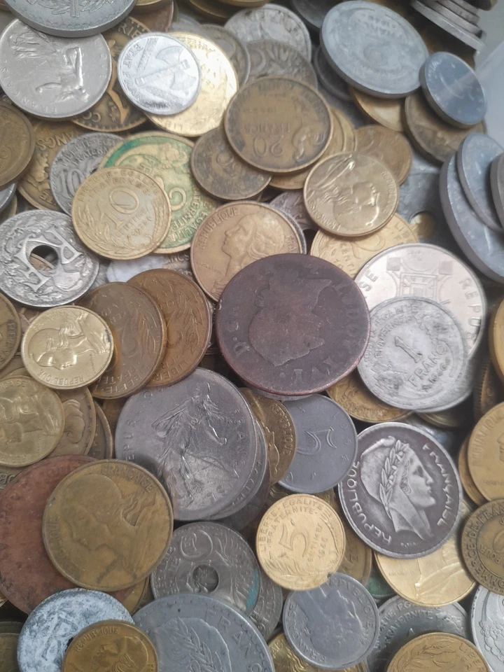 Monnaies Françaises de Collection - Vrac 2.5Kg - Photo 4/4