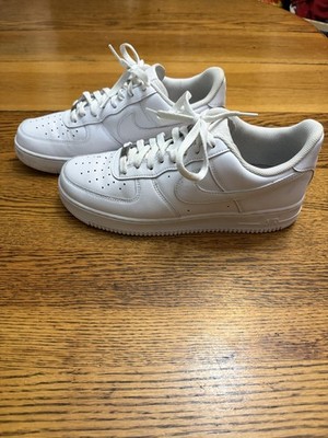 Nike Air Force 1 Shoes Mens Size 10.5 White Low Top Classic Sneakers CW2288-111