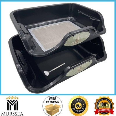 ABLAZE Trim Tray Bin, Bud Trimming Pollen Sieve Sifter, Trimmer Trays