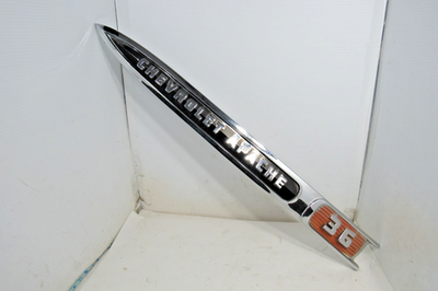 #ad #ad 1959 Chevy Truck APACHE 36 Front Fender Emblem Original GM Name Plate 31quot; Long $129.95