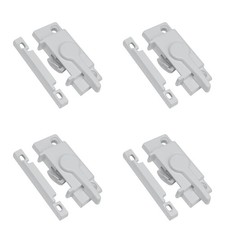 4 PCS Windows Replacement Sash Lock with Screws for Vertical Sliding Windows