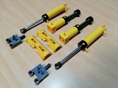 LEGO Technik Pneumatic Set 2 x lange Zylinder 2 x Pumpe 2 x Schalter / Technic