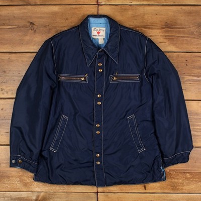 Vintage Field & Stream Windbreaker Jacke L 70er Overshirt Western USA Made