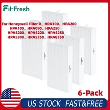Filter R True HEPA Replacement Filters (3-Pack) HRF-R3: Fil-Fresh HEPA Filter for Honeywell HPA100/200/300, Replaces HRF-R3 R2 R1 6-Pack