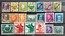 German Stamps - Lot of 20 old used stamps /325