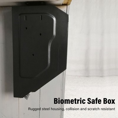 Biometric Safe Box Quick Access Anti Theft Fingerprint Password Key 3 In 1 H Hot