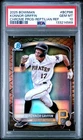 2025 Bowman Chrome Prospects #BCP86 Konnor Griffin Reptilian Refractor PSA 10