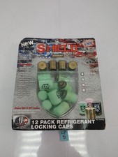 JB Industries SHLD-G12 12PK Refrigerant Locking Caps R-22 *WORN BOX*