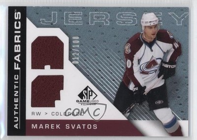 2007 SP Game Used Edition Authentic Fabrics Rainbow /100 Marek Svatos #AF-SV 2a8