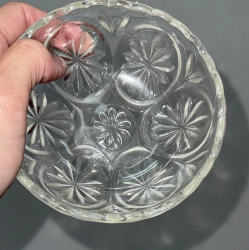 VTG Anchor Hocking Medallion 4 1/2" Individual Dip/Fruit/Dessert Bowl Set Of 7