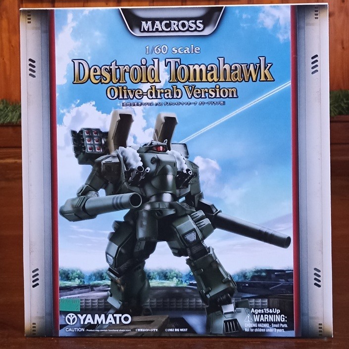 MACROSS DESTROID TOMAHAWK OLIVE-DRAB LIMITED COLOR ROBOTECH 1/60 YAMATO