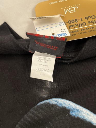 Vintage (M) 1990's Star Wars Episode 1 Phantom Menace T-Shirt Jedi Sith NOS Tags - Picture 3 of 6
