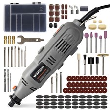 Rotary Multi Tool 120pc Accessory Kit Variable Speed Dremel Compatible DIY Hobby