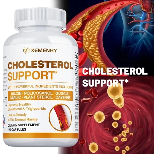 Cholesterol Support-Beta Sitosterol,Garlic-Heart Health,Lower LDL & Triglyceride