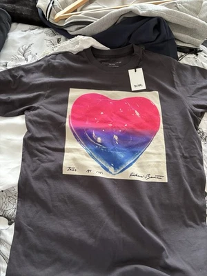 Coach 1941 Black Richard Bernstein Edition Jello Heart T-Shirt - Image 1 of 4