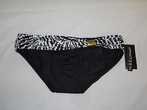 black and white bathing suit bottoms