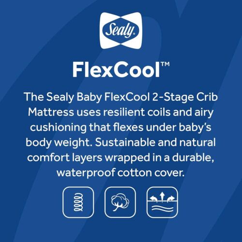Breathable Cotton Crib Mattress with 204 Coils & Waterproof Protection, 52'X28'' - Picture 13 of 17