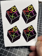 Next Computer Logos vinyl decals qty 4