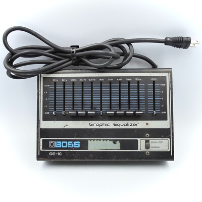 ベース BOSS GE-10 Graphic Equalizer BOSS GE-10 Graphic Equalizer（ビンテージ/送料無料）【楽器