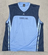 North Carolina Tar Heels Jordan Nike Practice Jersey Athletic Blue Shirt Men 2XL