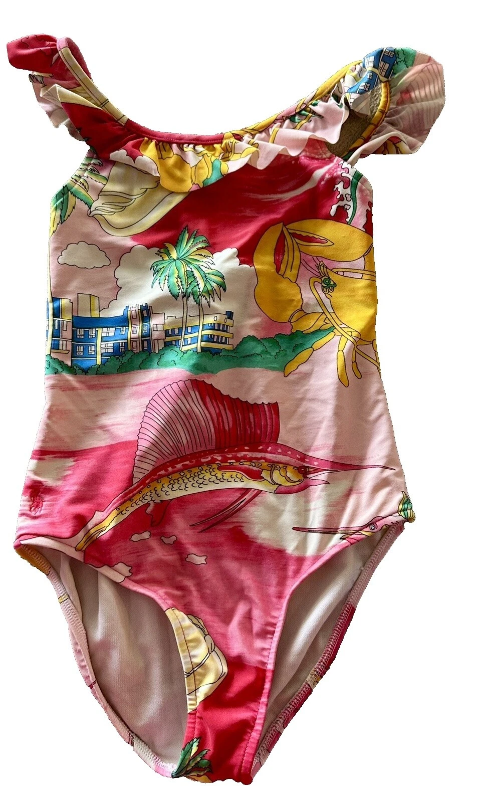 Traje de baño de una pieza Polo Ralph Lauren para Niñas