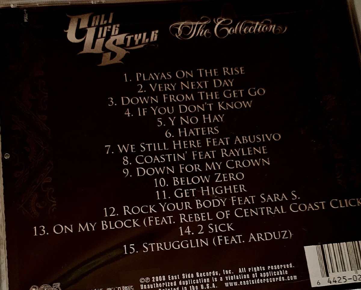 Cali Life Style the collection,CD, NEW rare chicano rap eBay G-rap Chicano