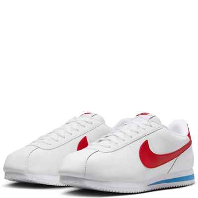 Nike Cortez Women's Size 13 White/Varsity Red-Varsity Blue DM4044-108 Fast Ship