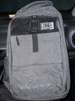 BlizzCon 2023 | Loungefly Overwatch  Backpack Bag Only BlizzCon 2023 Official Backpack USB charger Warcraft Diablo  main image 4