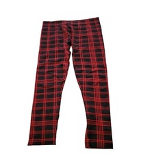 Almost Famous Red Plaid Pants Size L