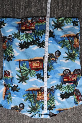 Aloha Republic Boys Hawaiian Button Up Shirt USA Made Vintage Size 6 Beach - Picture 8 of 12