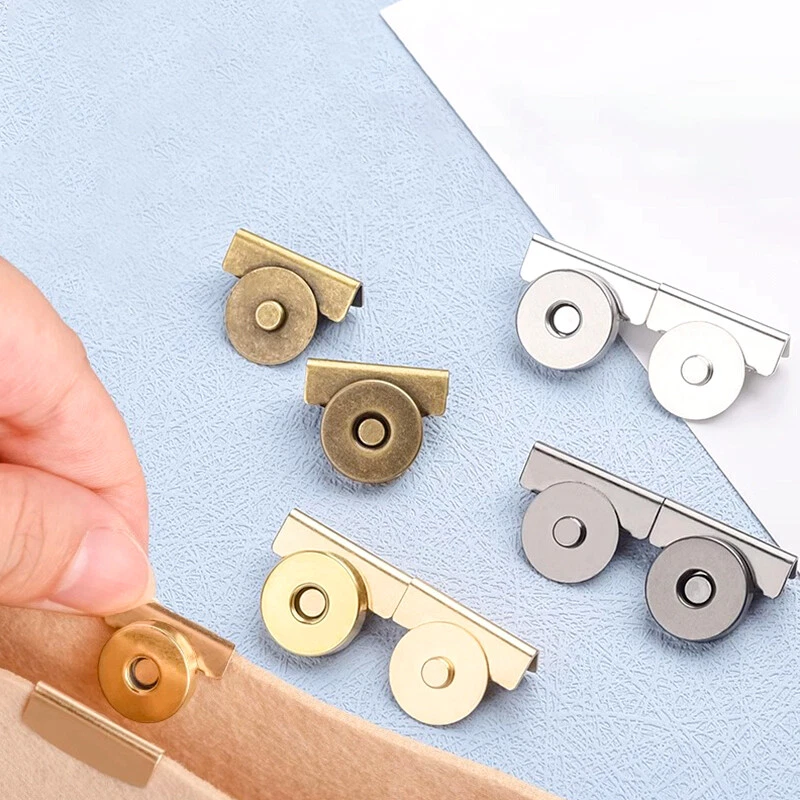 10Pairs DIY Magnetic Clasp Snap Fastener Closure Button Bag Buckle for Handbags - Image 2 of 4