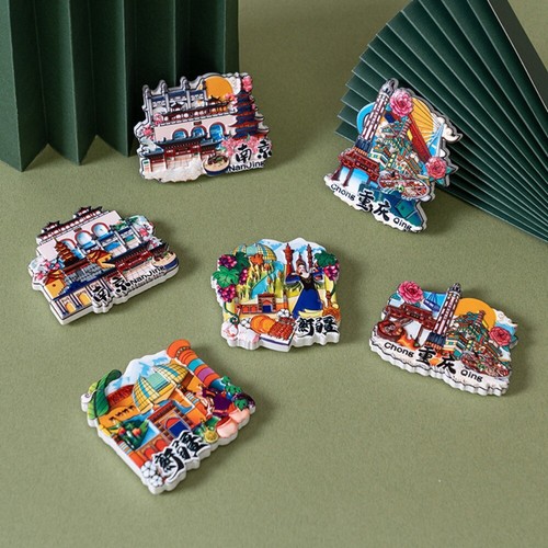 Chinese Cities Fridge Magnets China Souvenir Refrigerator Sticker for Home Decor - Picture 2 of 86