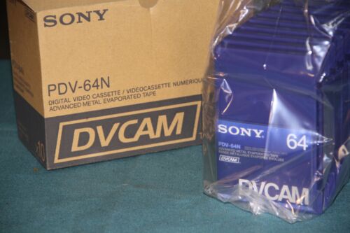 Sony DVCAM PDV-64N Video Cassette Tape - Brand New - Afbeelding 1 van 3
