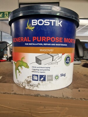 Bostik Cementone Allzweckmörtel, vorgemischt, einfach zu bedienen - HALBVOLL