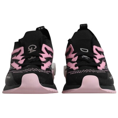 DOLCE & GABBANA Shoes Black Pink SORRENTO Sport Stretch Sneakers