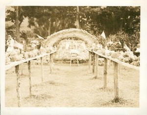 1937 USS Wright sailor's Hawaii Photo around Oahu tour Coral House