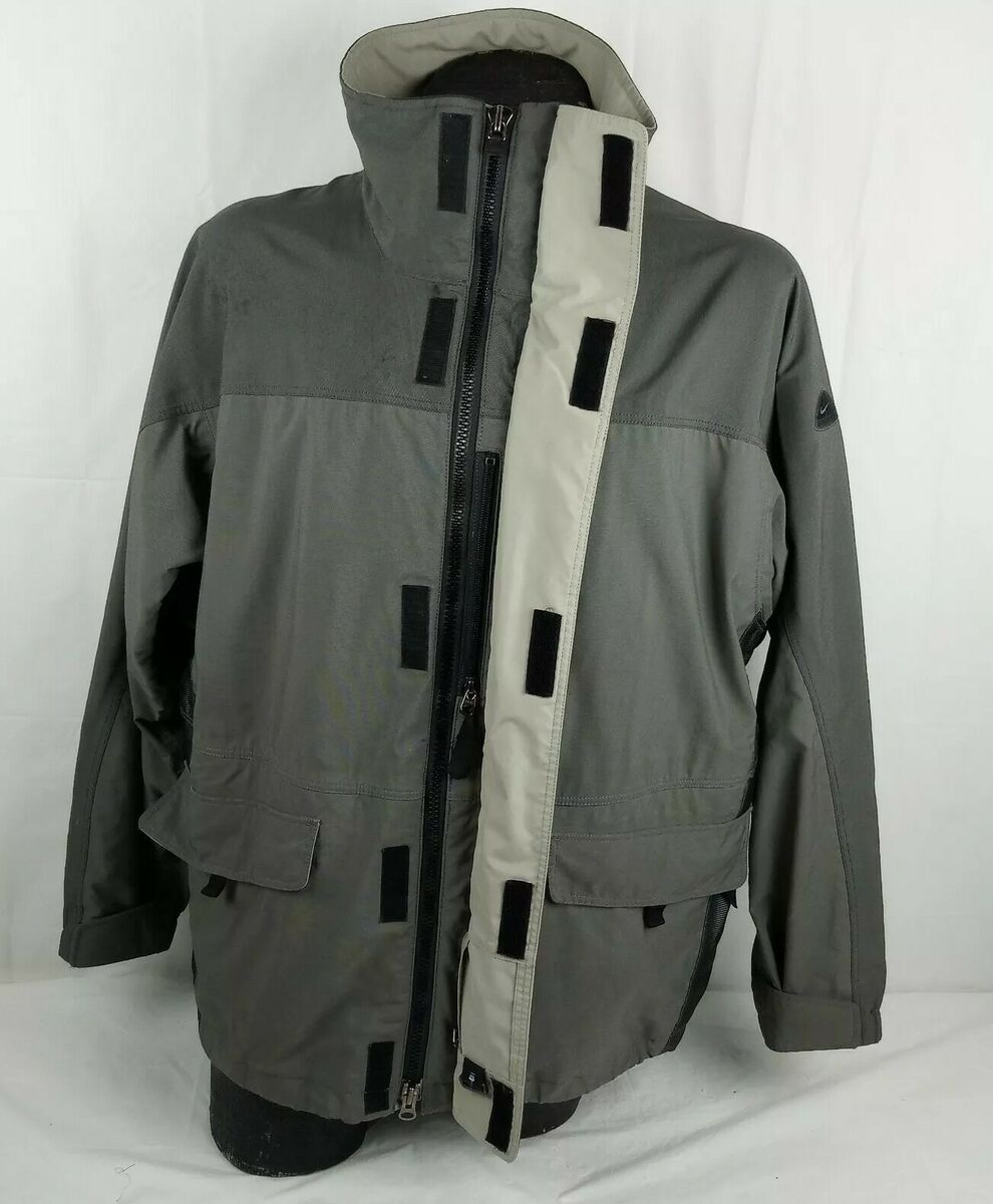 Nike ACG Clima-Fit Max Mens Parka Jacket Winter Coat 3 Layer Full Zip Sz  Large