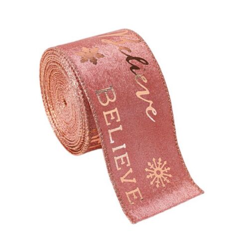 Cuttable Gifts Wrapping Ribbon 2M Bow Snowflake Ribbon New Year - Picture 11 of 14