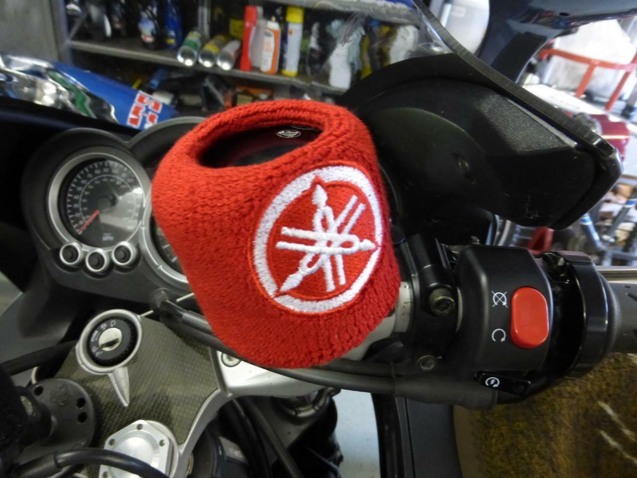 Yamaha Front Brake Reservoir Master Cylinder Sock Cover Shroud Red