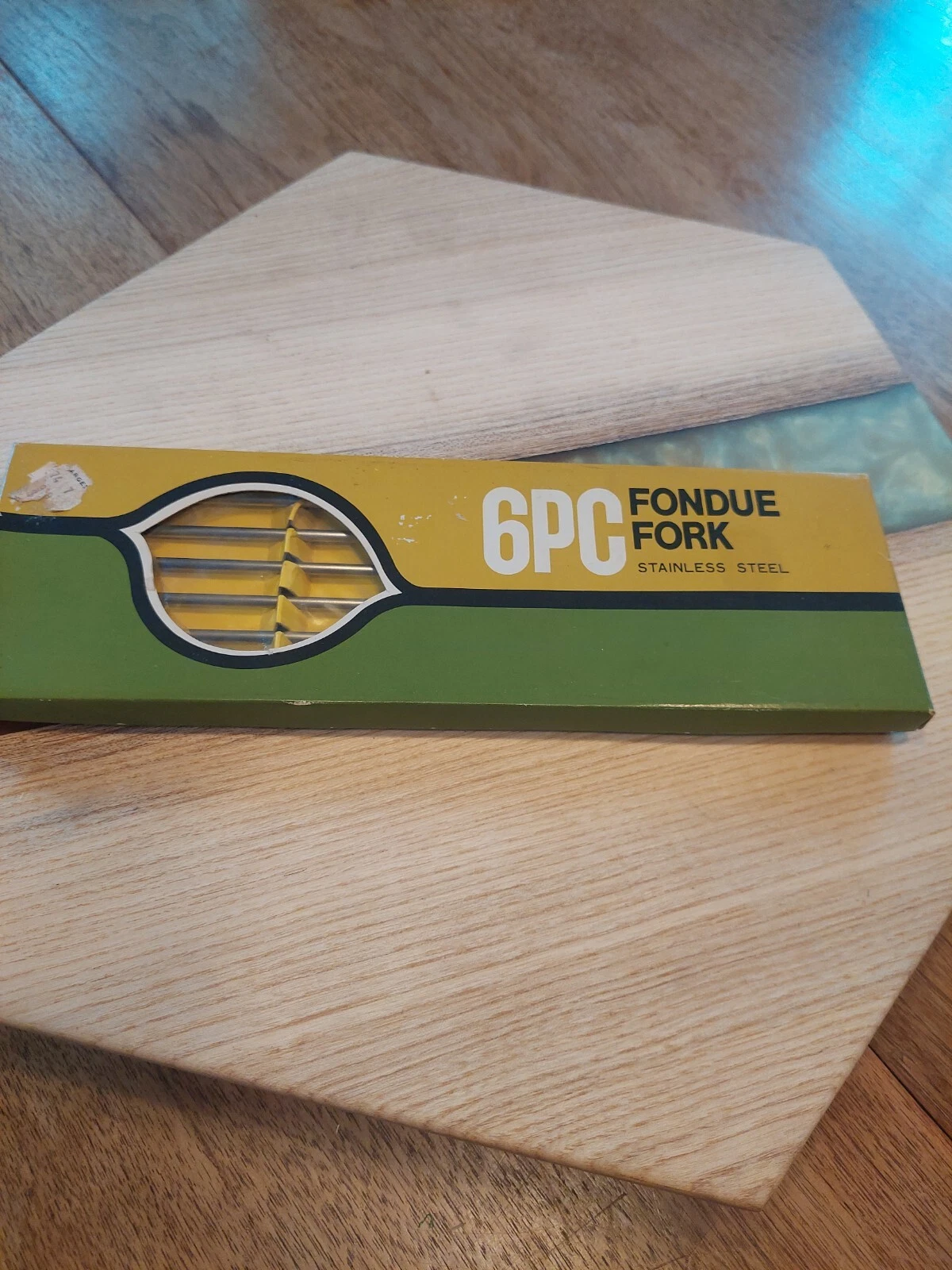 Vintage Fondue Fork Set Used In Original Box