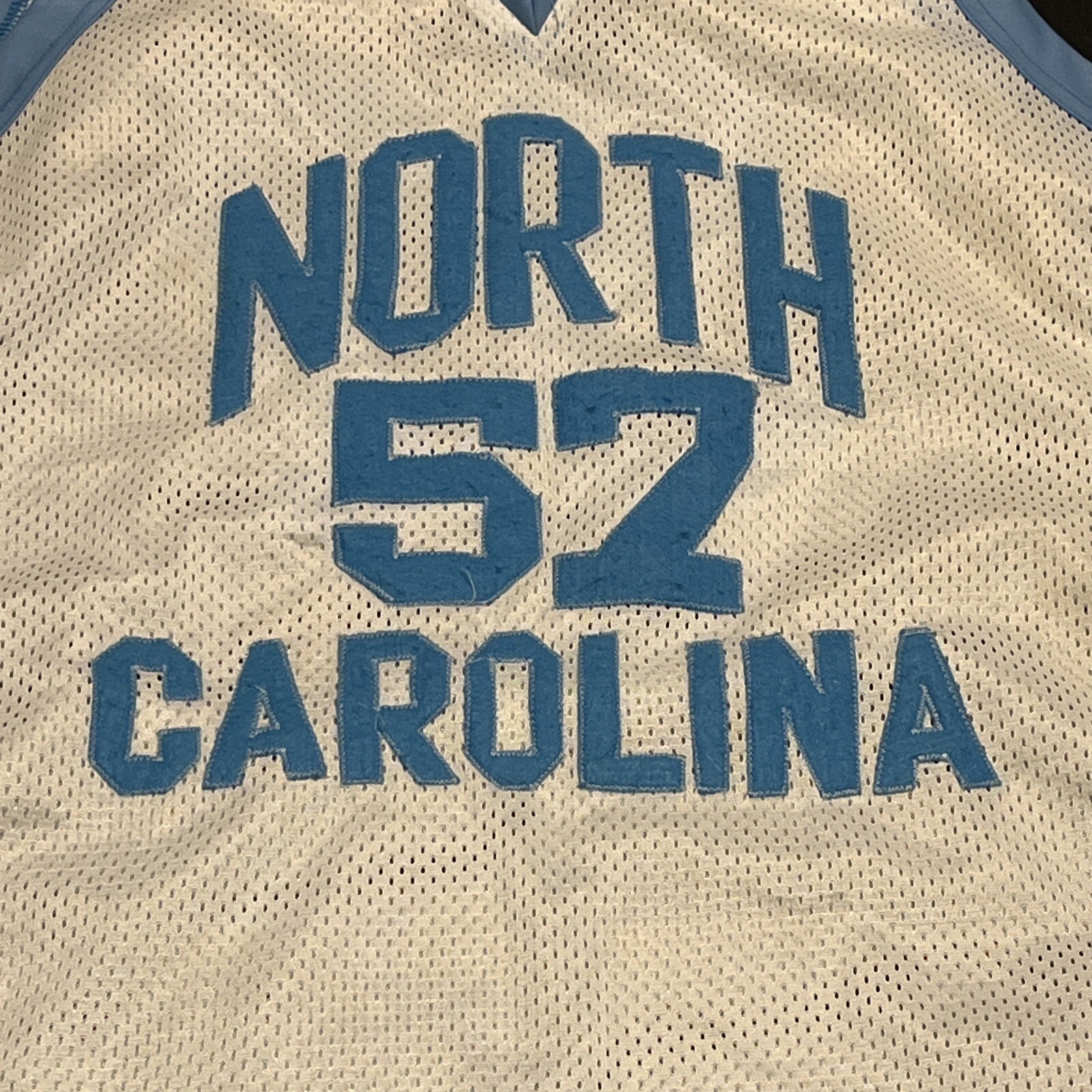 North Carolina Vintage Basketball Jersey Rare image 3